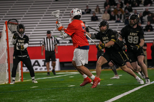 Sophomore Michael Leo tallied two points in No. 7 Syracuse's 14-13 overtime loss to No. 5 Army.