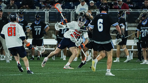 No. 9 Syracuse crushed No. 2 Johns Hopkins at the faceoff X, winning the battle 22-9 en route to a 14-13 upset. 